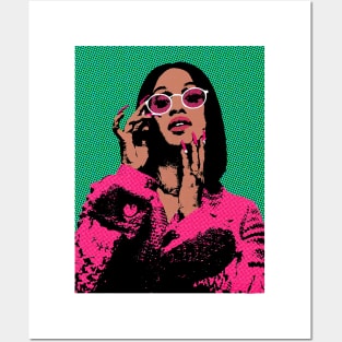 Cardi B pop art Posters and Art